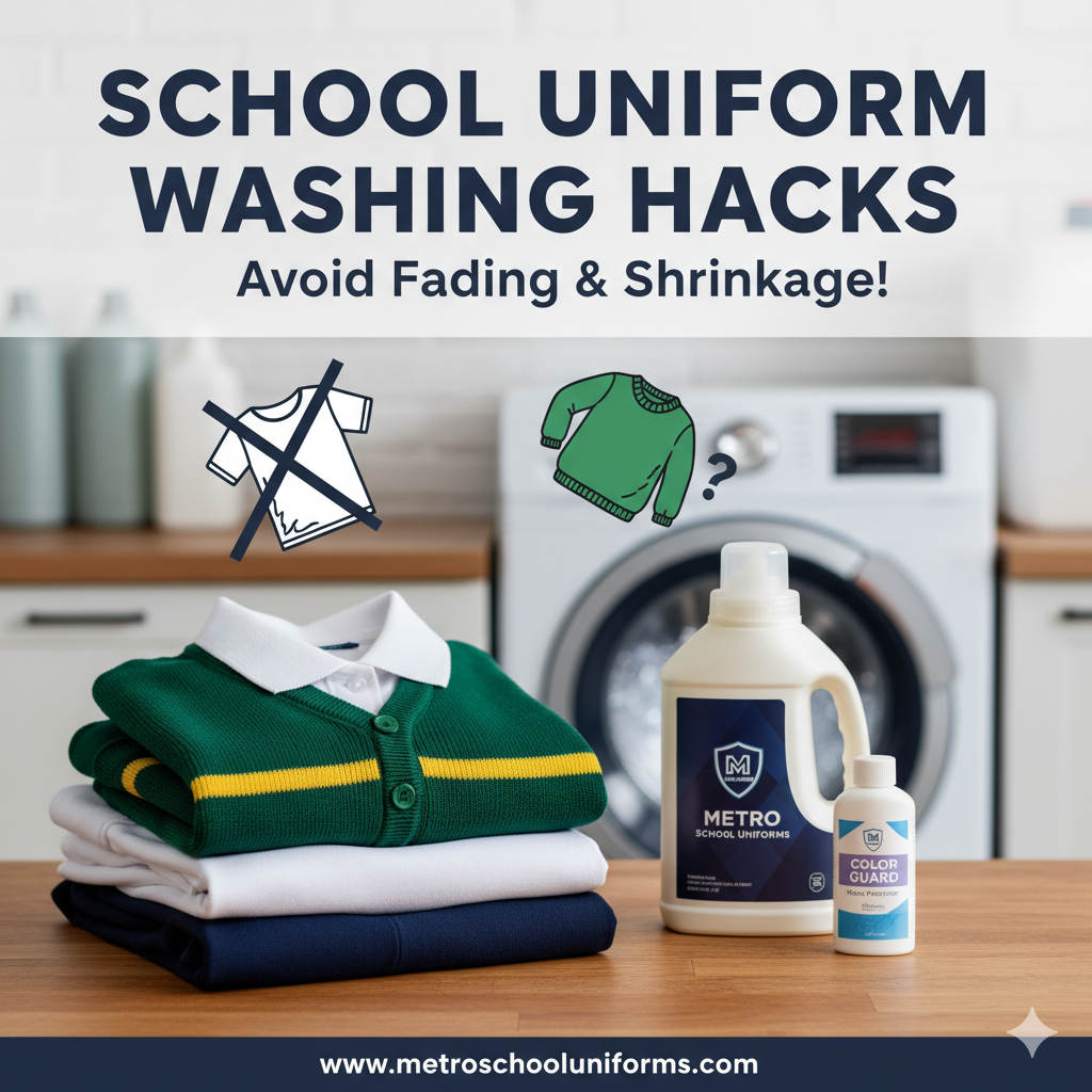School Uniform Washing Hacks: How to Avoid Fading and Shrinkage