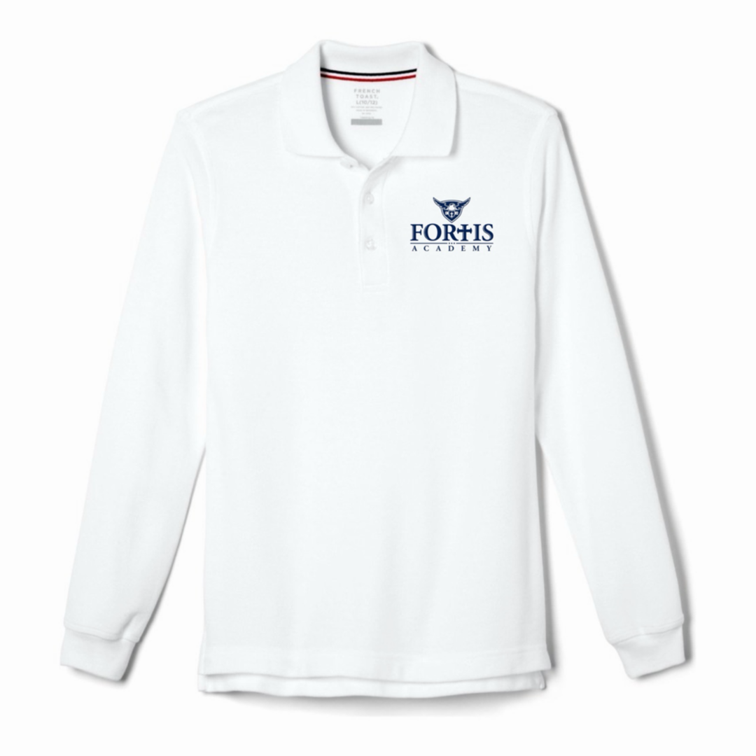 Fortis Academy - Co-Ed Youth / Adult Long Sleeve Pique Polo