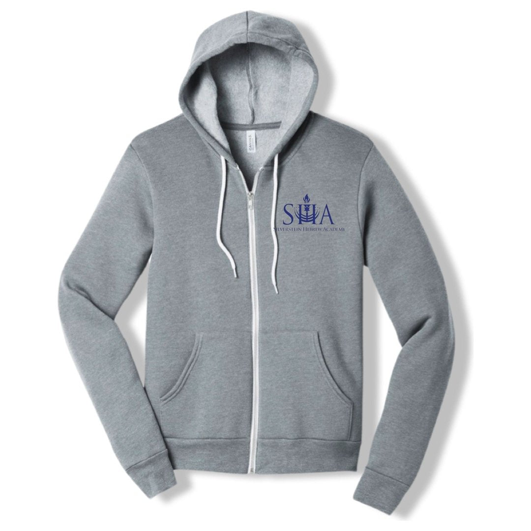 Silverstein Hebrew Academy - Bella + Canvas Full Zip Hoodie- Adults