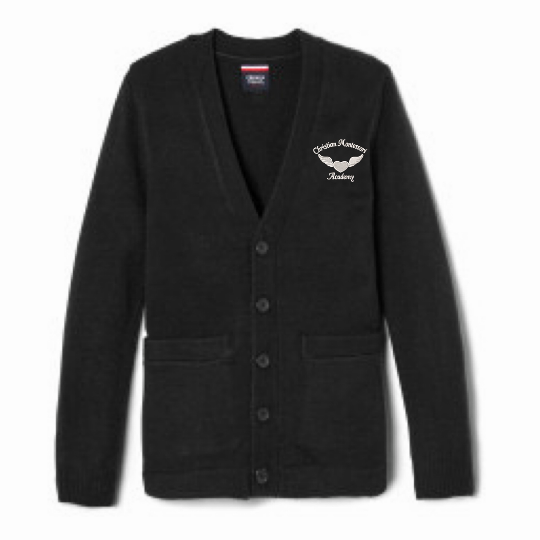ICMA - Co-Ed Youth / Adult V-Neck Cardigan Sweater