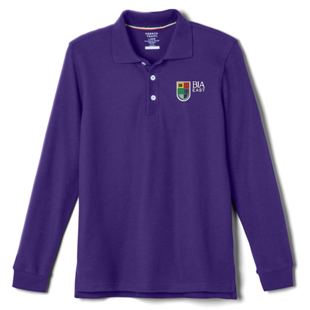 Baltimore International Academy - Youth / Adult Co-Ed Long Sleeve Pique Polos - East