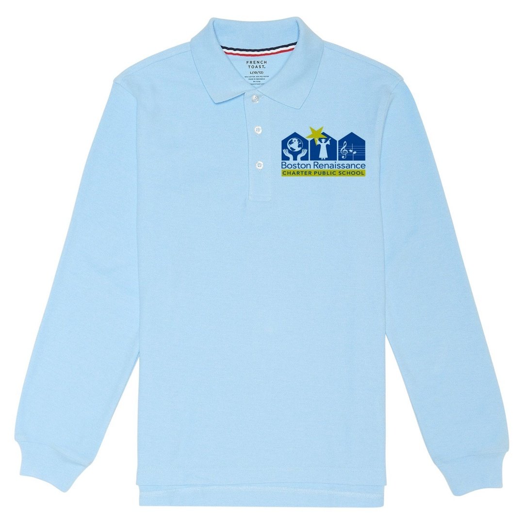Boston Renaissance Charter Long Sleeve Polo - Adult -Embroidered