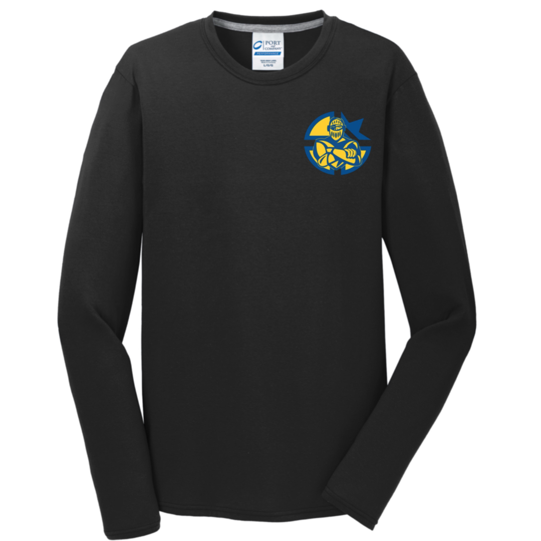 Cristo Rey HS Spirit-Wear - Port & Company Co-Ed Long Sleeve Performance T-Shirts