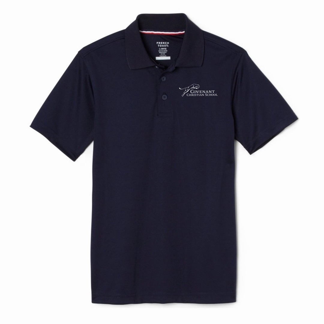 Covenant Christian School - Co-Ed Youth / Adult Short Sleeve Performance Polos