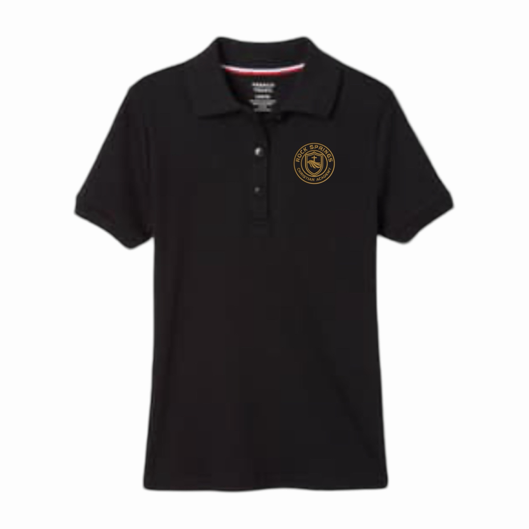 Rock Springs Christian Academy - Girl's Short Sleeve Picot Collar Polos