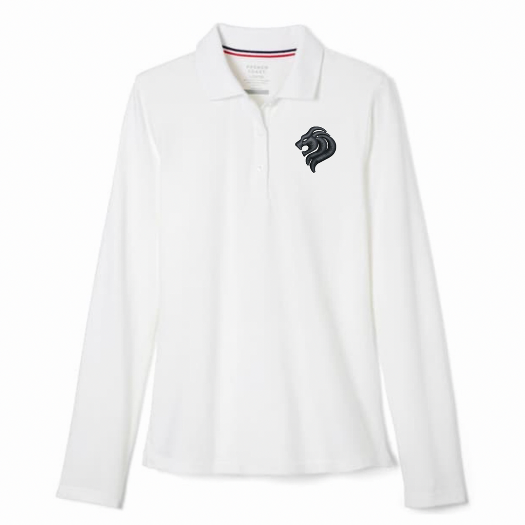 San Diego Jewish Academy - Girl's / Young Women's Long Sleeve Stretch Piqué Polo