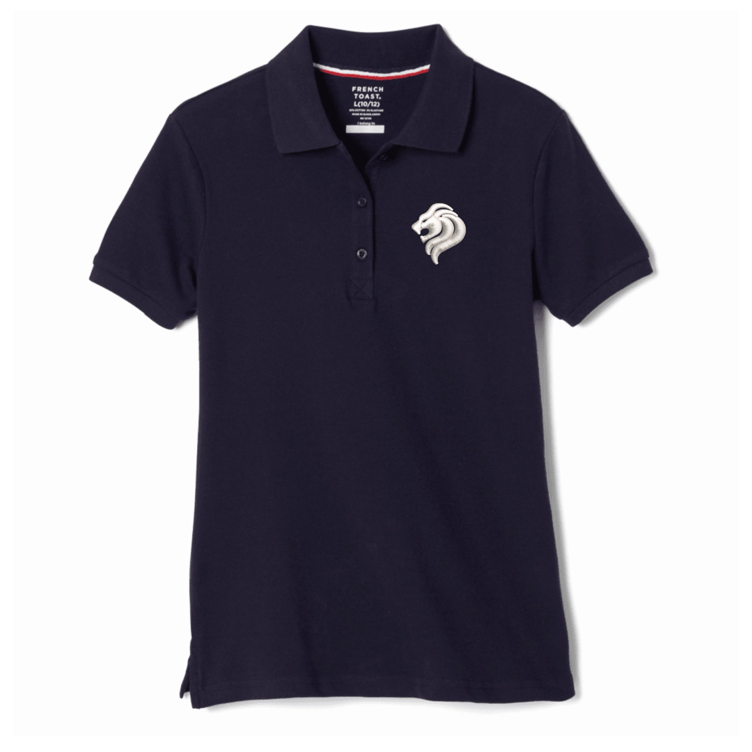 San Diego Jewish Academy - Girl's / Young Women's Short Sleeve Stretch Pique Polos