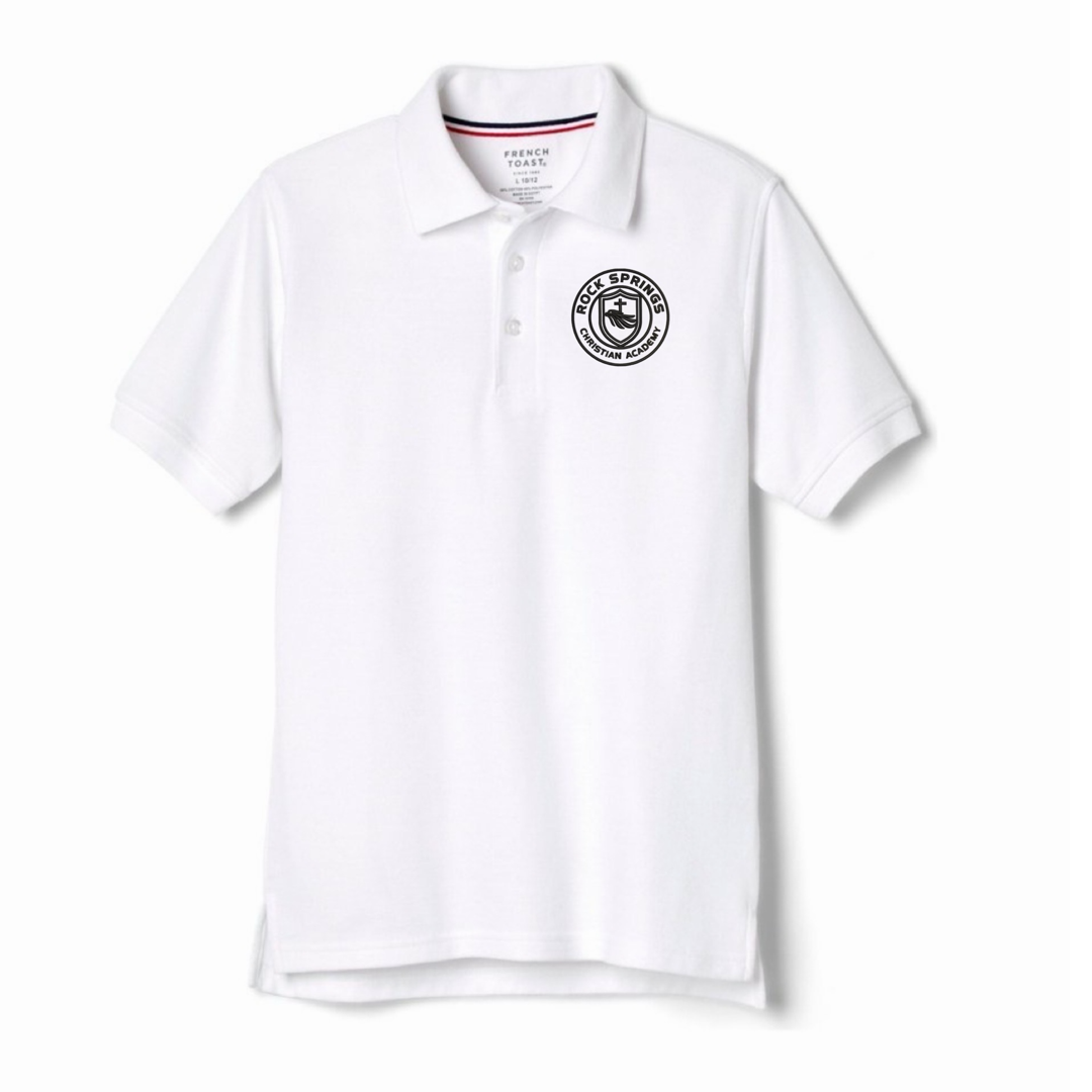 Rock Springs Christian Academy - Co-Ed Youth / Adult Short Sleeve Pique Polos