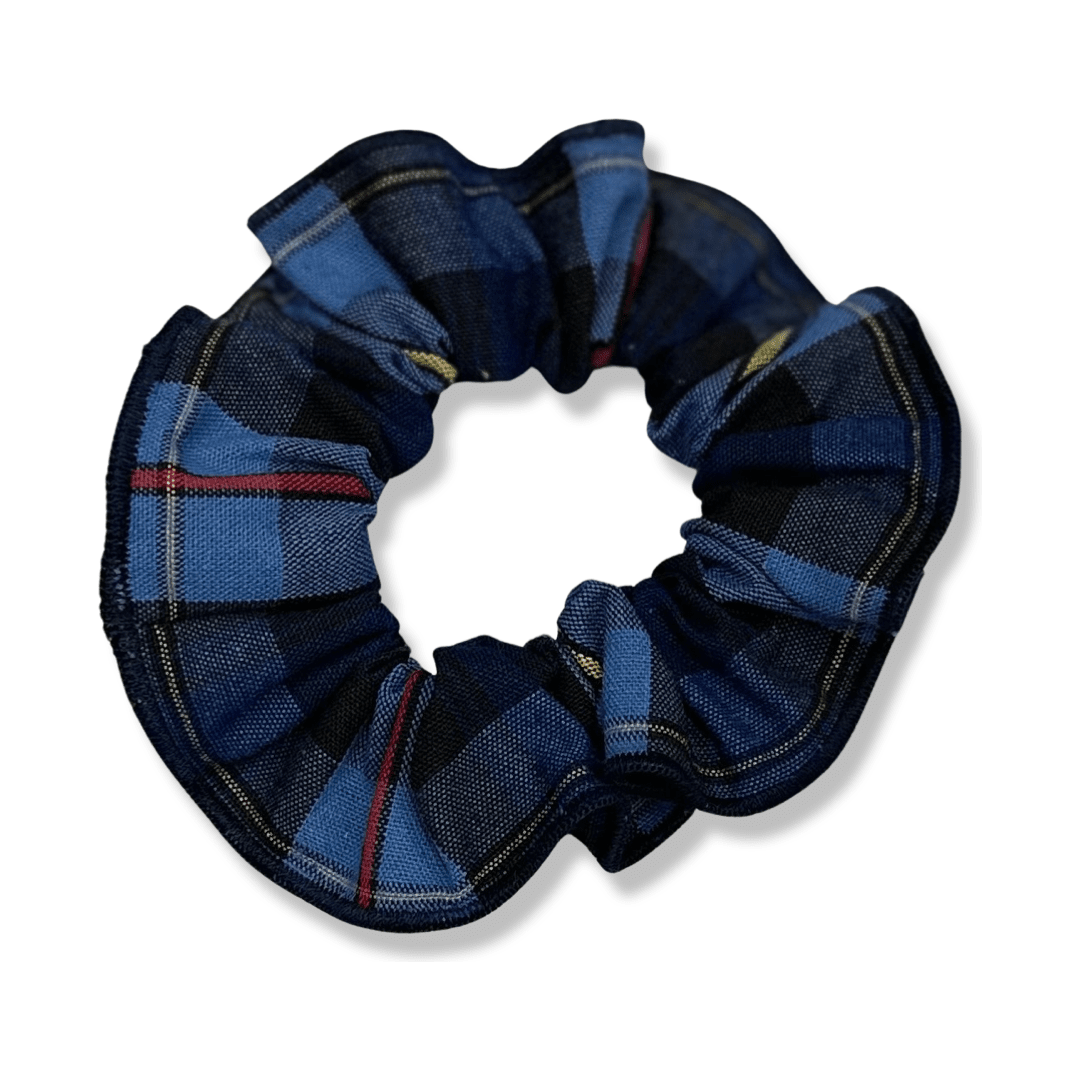 Scrunchie with Merrowed Edge - Plaid P41