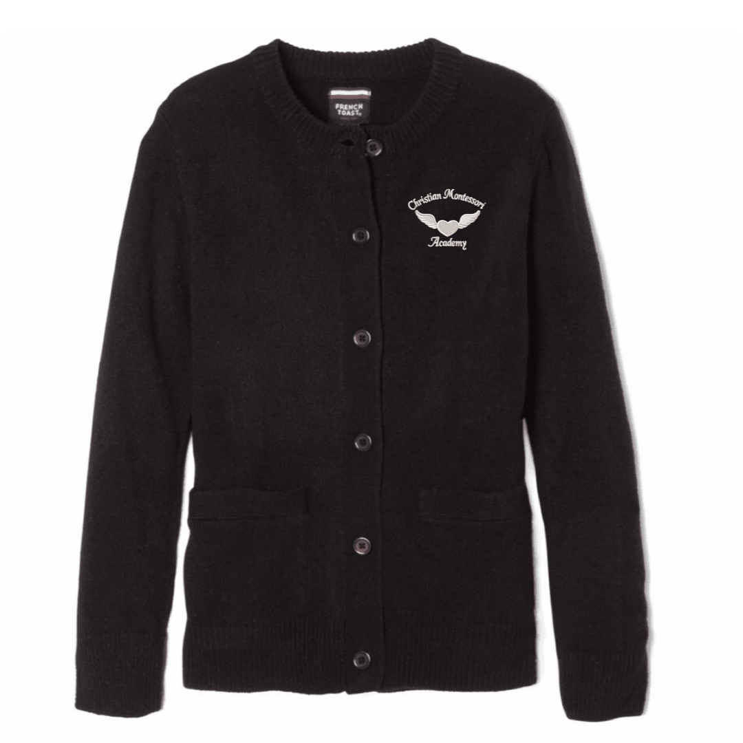 ICMA - Girl's / Young Women's Crewneck Cardigan Sweater