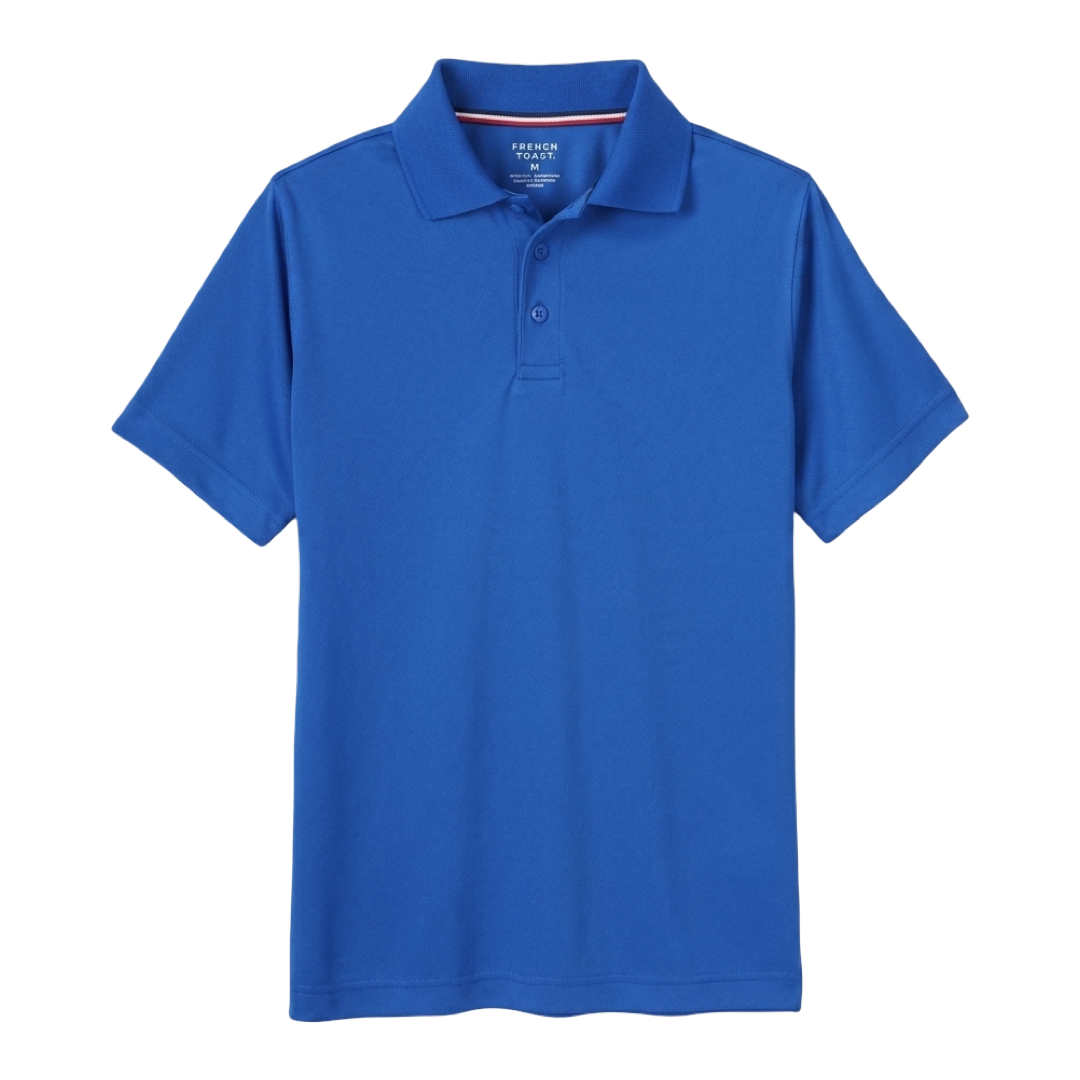 Co-Ed Youth Short Sleeve Moisture Wicking Polo