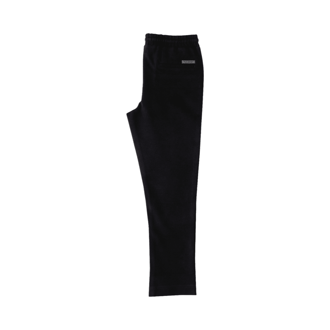 Leo & Zachary - Boys Slim Fit 4 Way Stretch Jogger Pants- Black