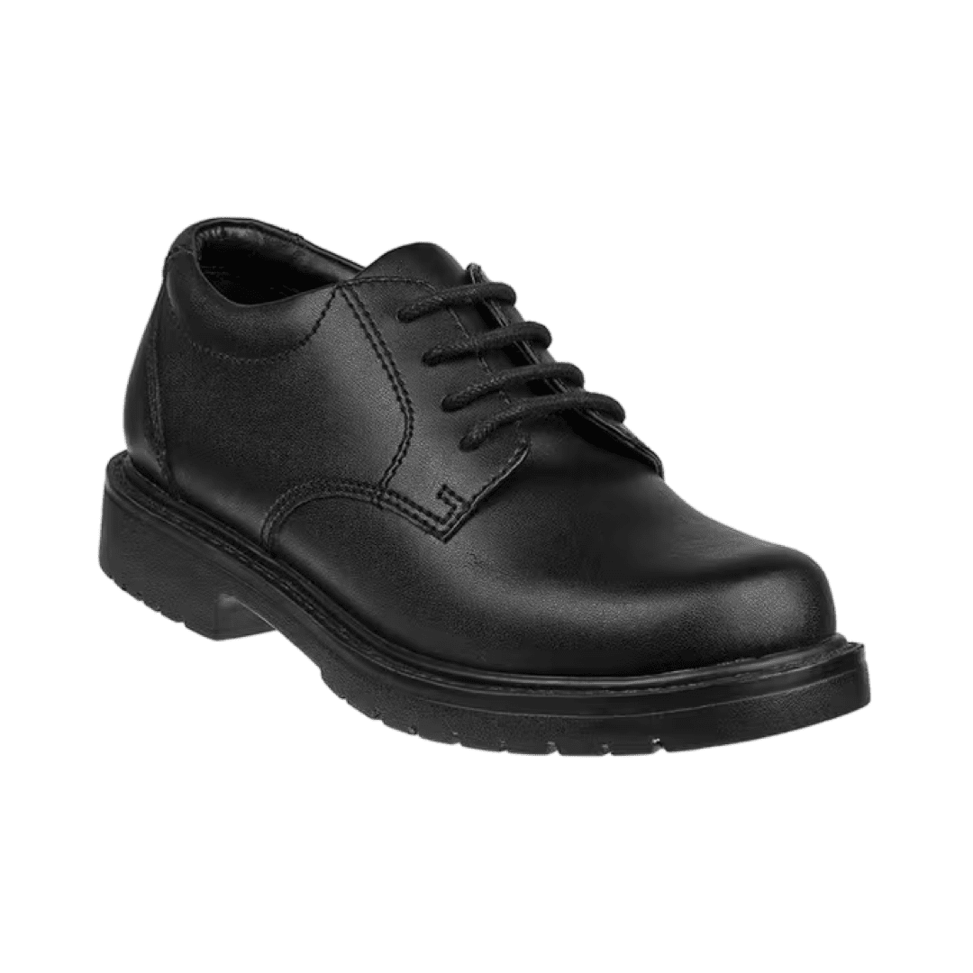 Boy's / Young Men's Black Scholar Shoe - Sizes 7.5 - 13