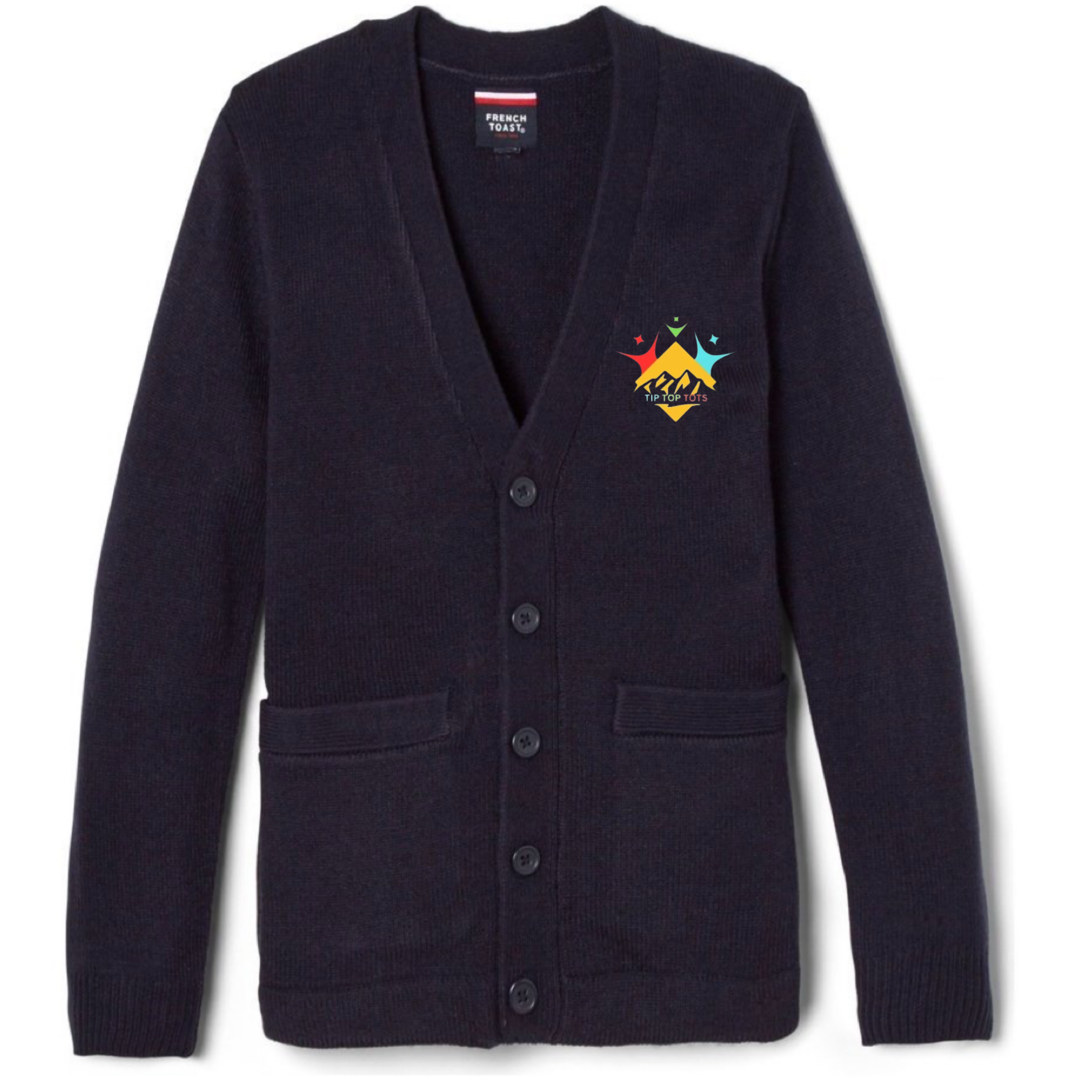 Tip Top Tots - Co-Ed Youth V-Neck Cardigan