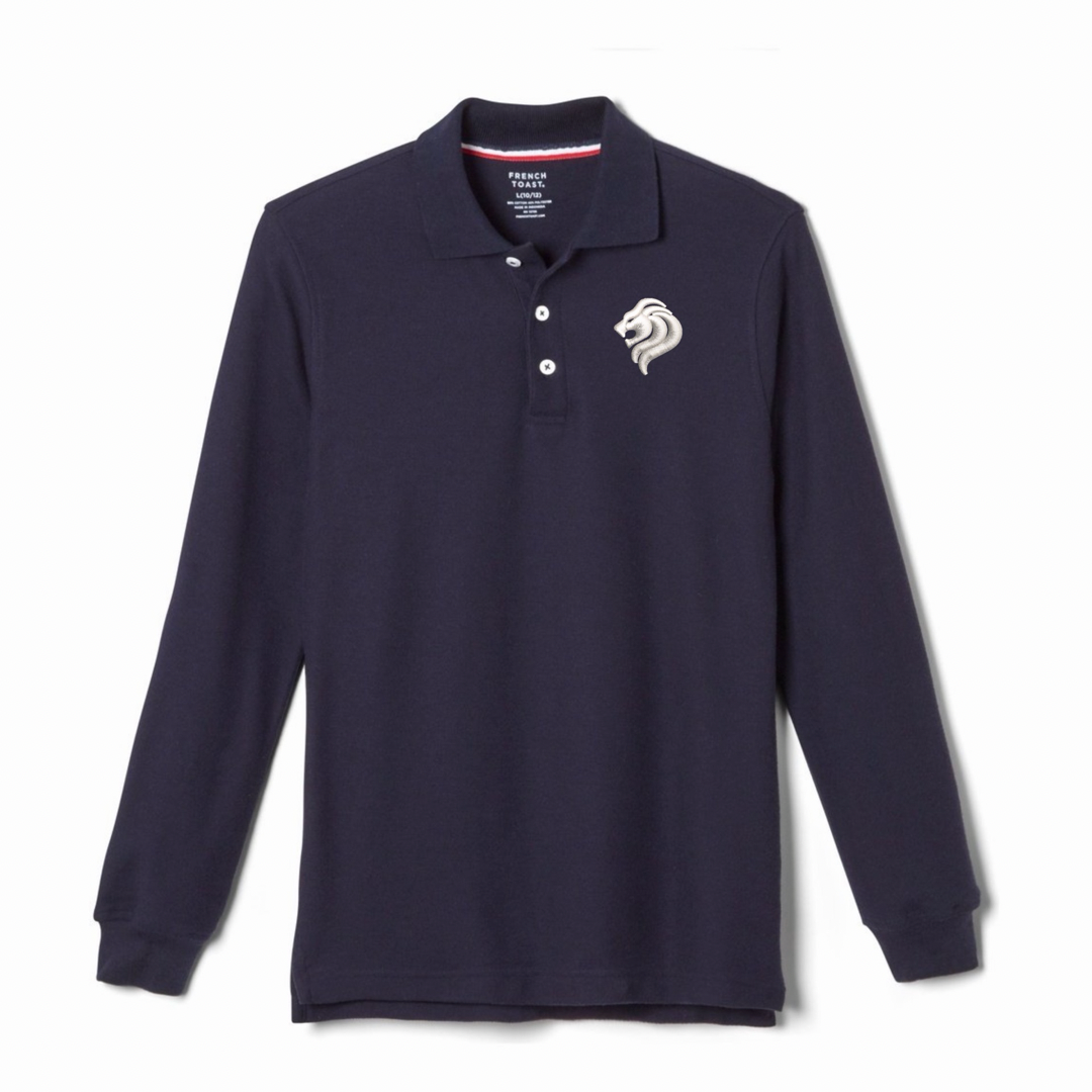 San Diego Jewish Academy - Youth / Adult Co-Ed Long Sleeve Pique Polos