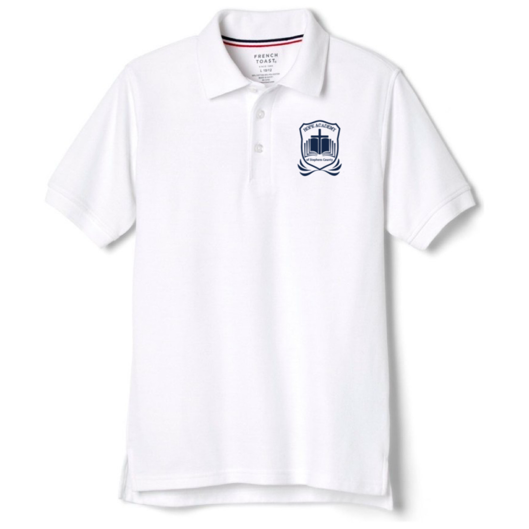 Hope Academy - Co-Ed Youth / Adult Short Sleeve Pique Polos