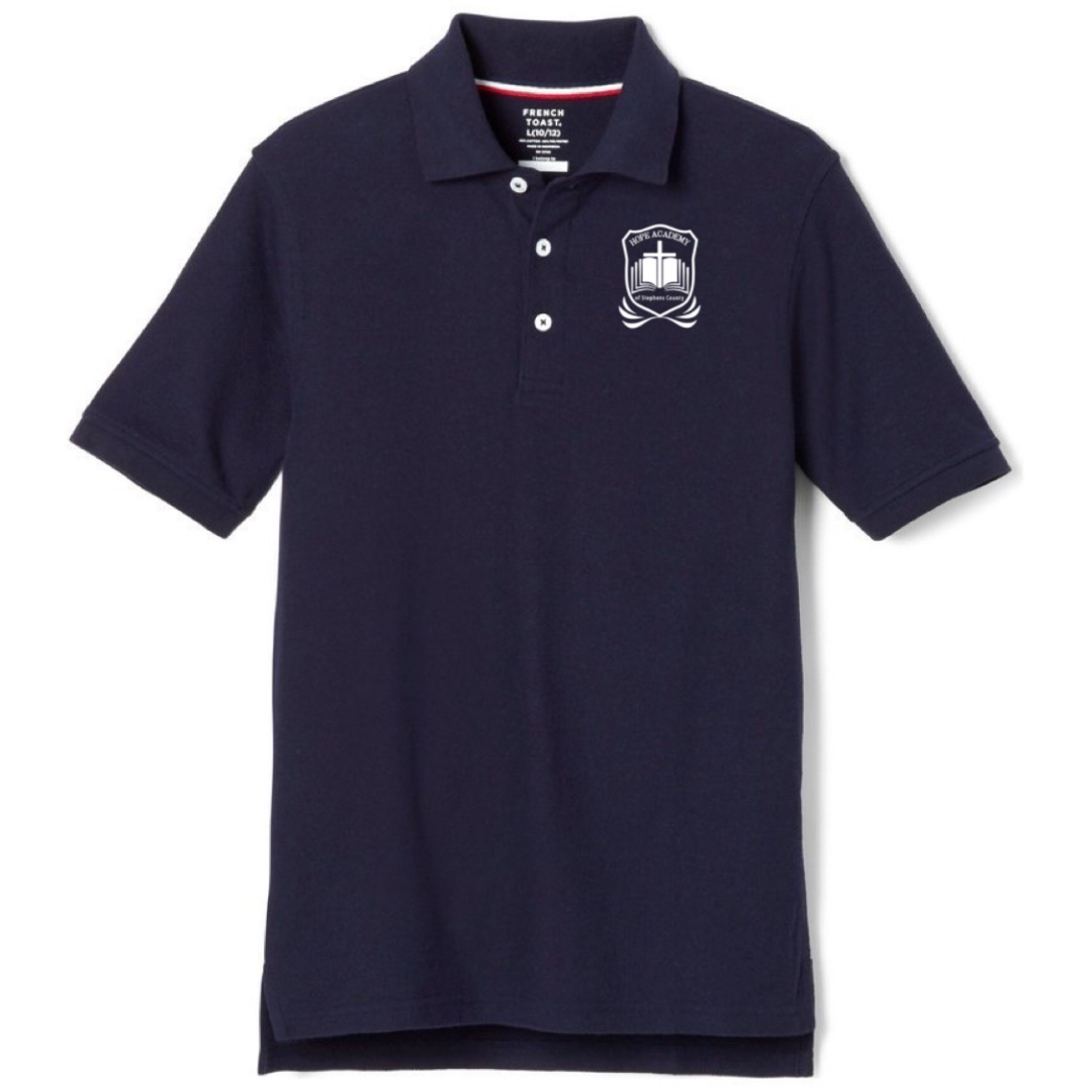 Hope Academy - Co-Ed Youth / Adult Short Sleeve Pique Polos
