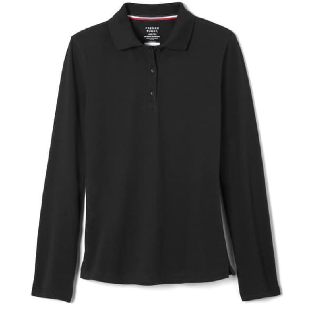 Women's Long Sleeve Stretch Piqué Polo