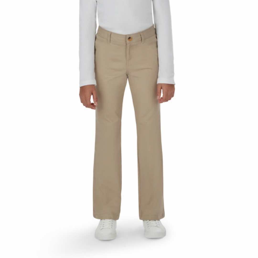 Girls Bootcut Stretch Twill Pant