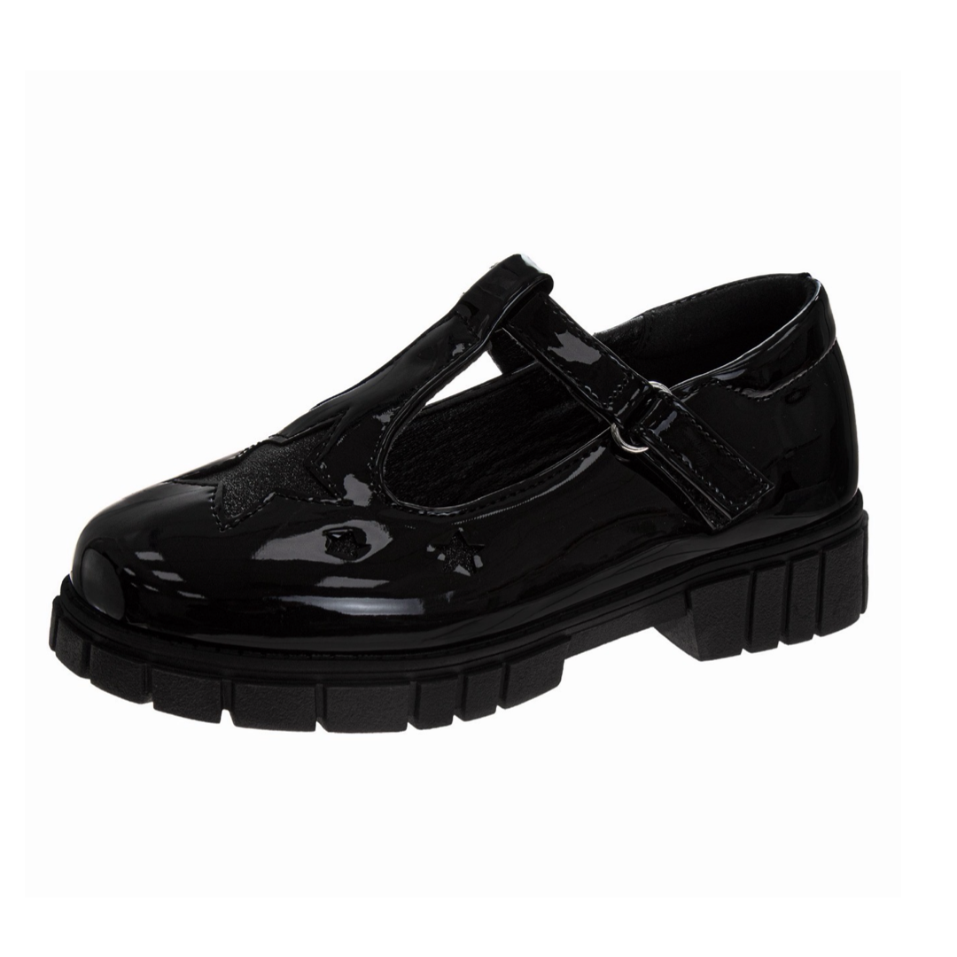 French Toast Girls' Patent School Shoes