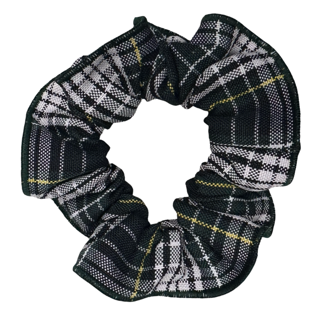 Scrunchie with Merrowed Edge - Plaid P61