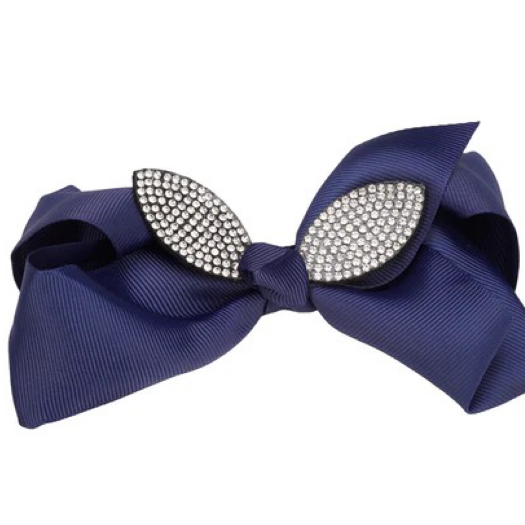 French Toast Bow w/ Rhinestones