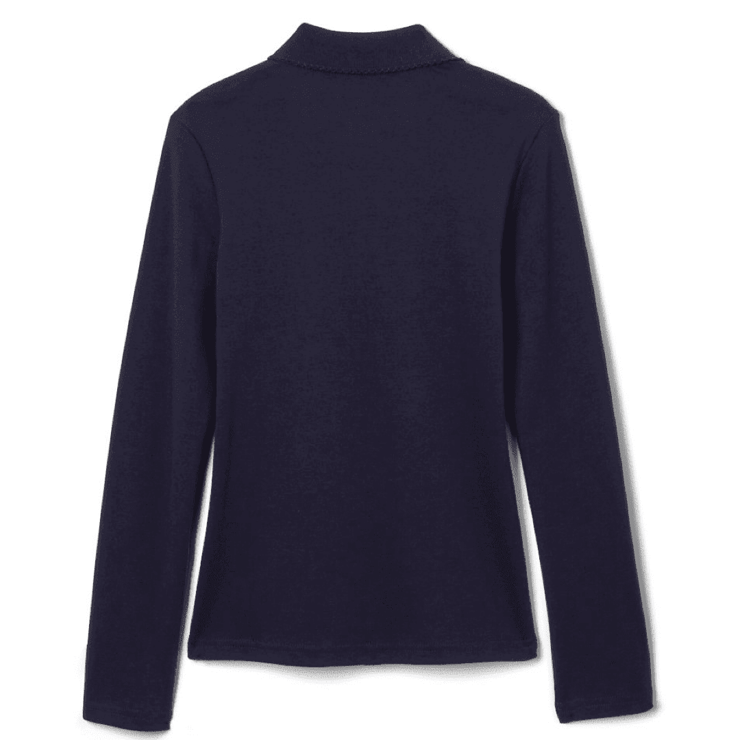 St. Mary's Catholic School - Plus Size Long Sleeve Picot Collar- No Logo