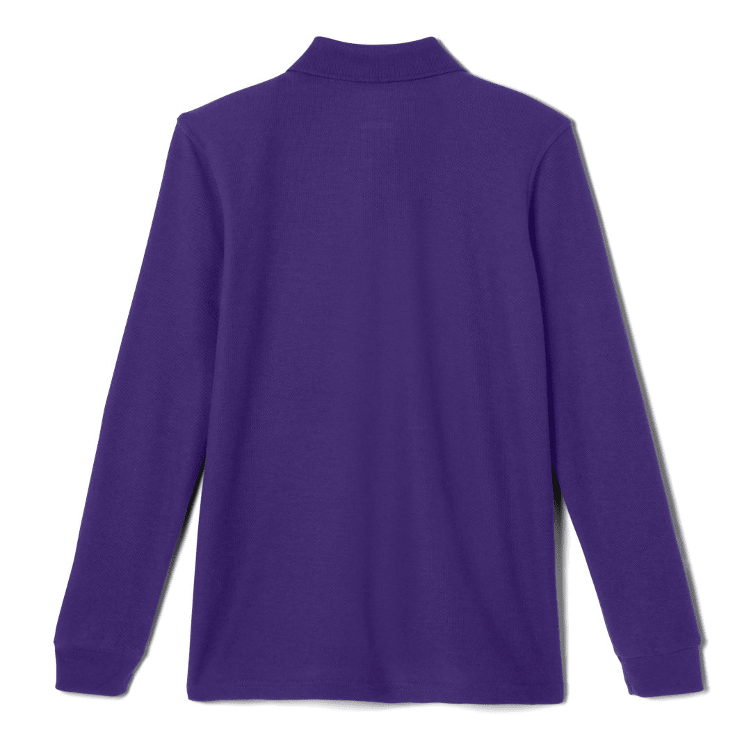 For The Love of Kids - Co-Ed Youth Long Sleeve Pique Polos