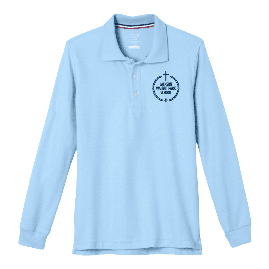 Jackson Walnut - Husky Long Sleeve Polo - Boy's