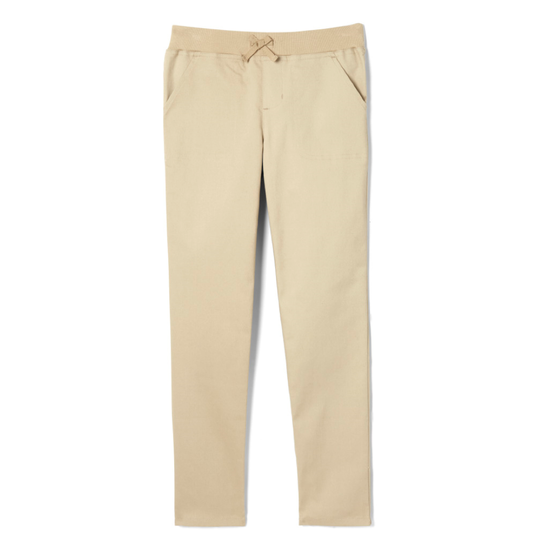 Small Steps Preparatory - Girl's Stretch Tie Pull-On Pants