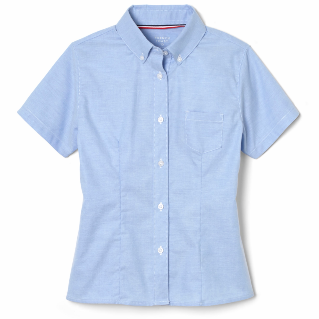 Soaring Eagles Christian Academy - Girl's / Young Women's Short Sleeve Oxford Shirt -GR. 5 & 6