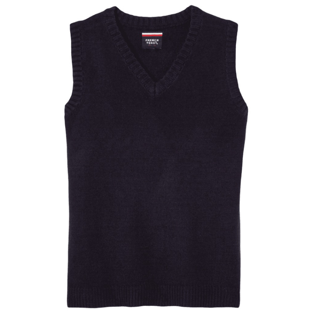 French Toast Youth Co-Ed V-Neck Sweater Vest
