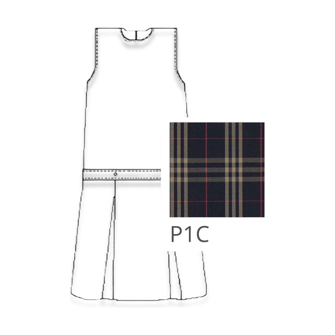 Plaid Jumper -P1C - Plus Size