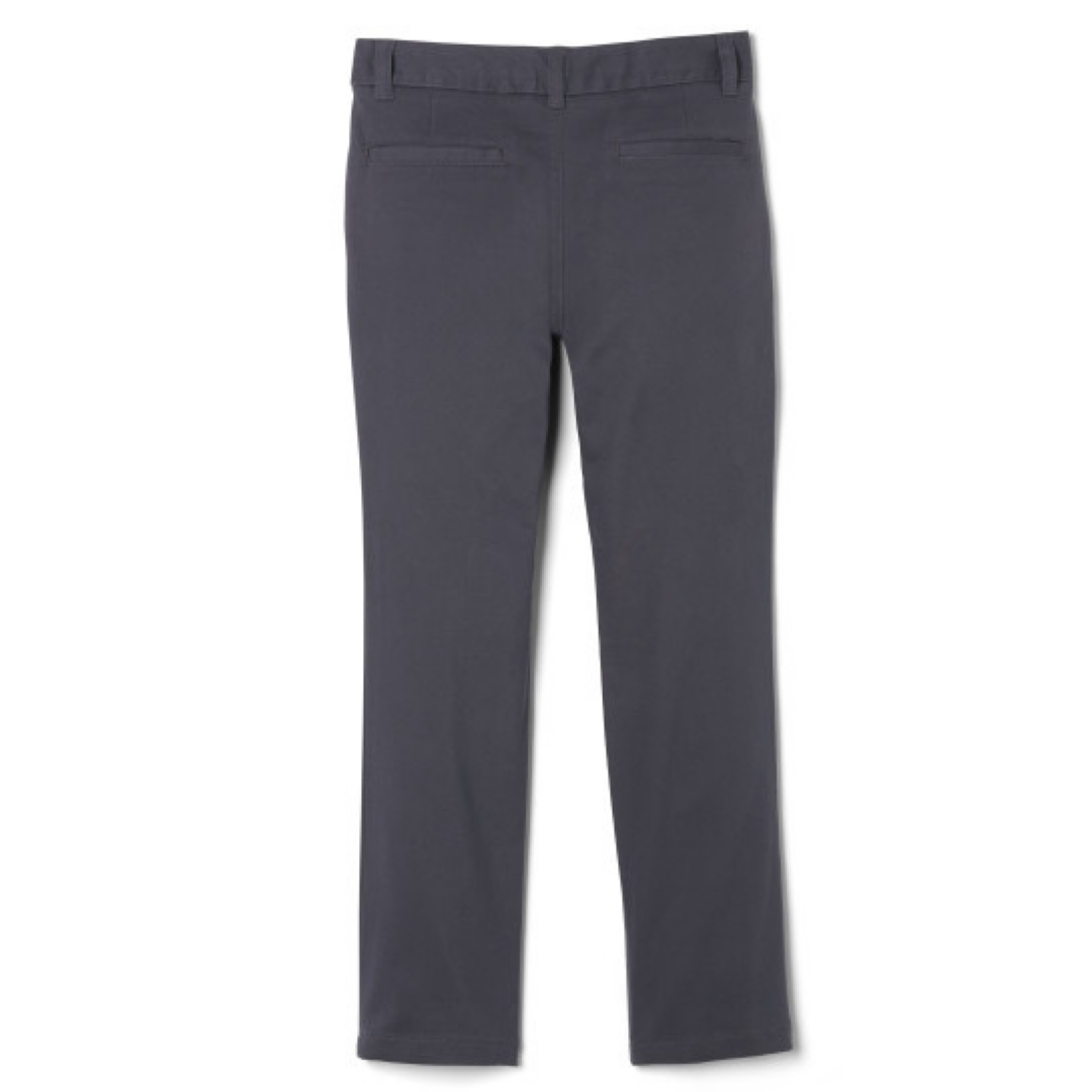 Girls Stretch Twill Straight Leg Pants