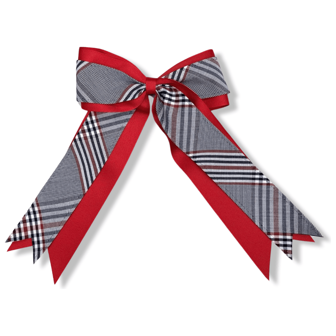 2 Layer Cheer Bow - Plaid 08G