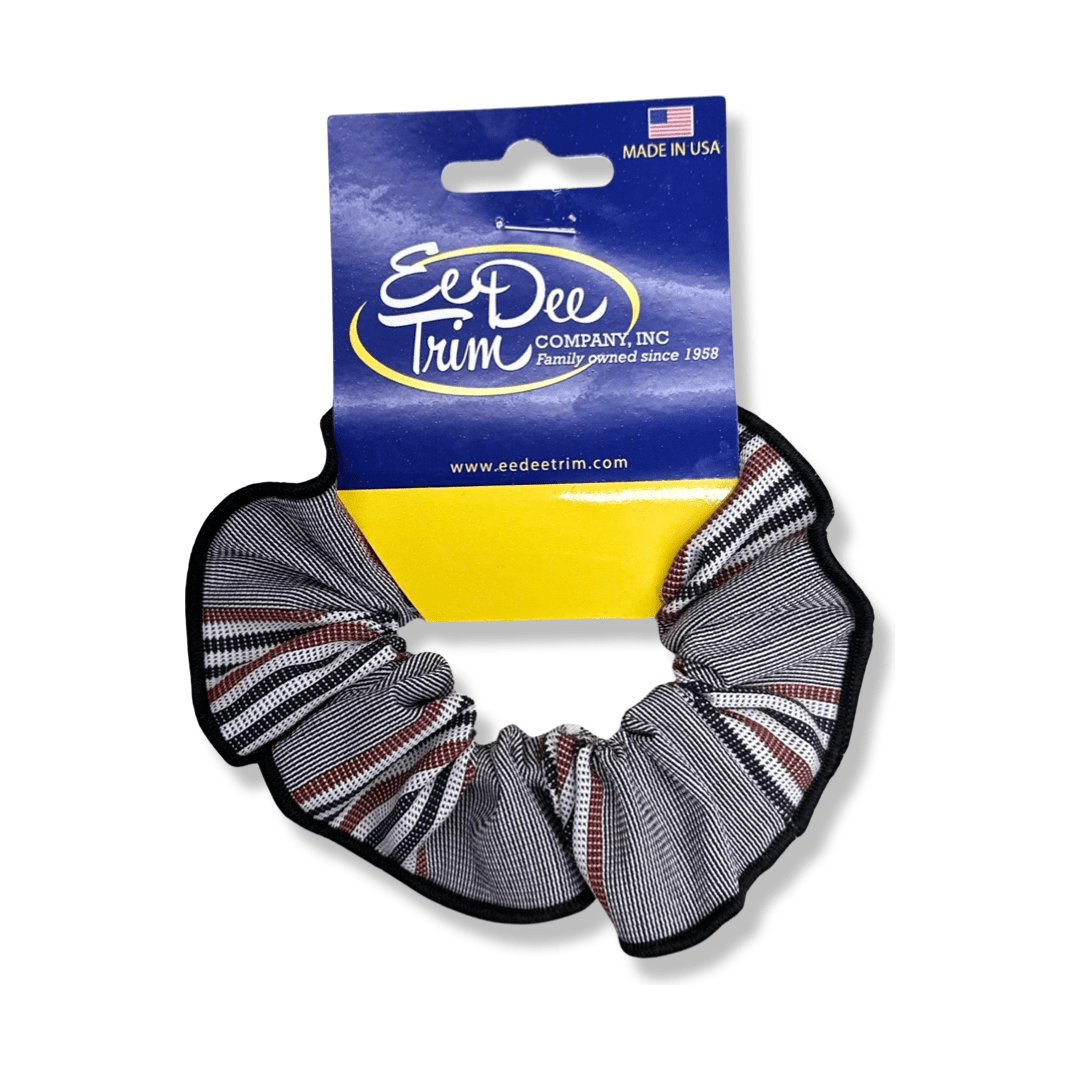 Scrunchie with Merrowed Edge - Plaid P08G
