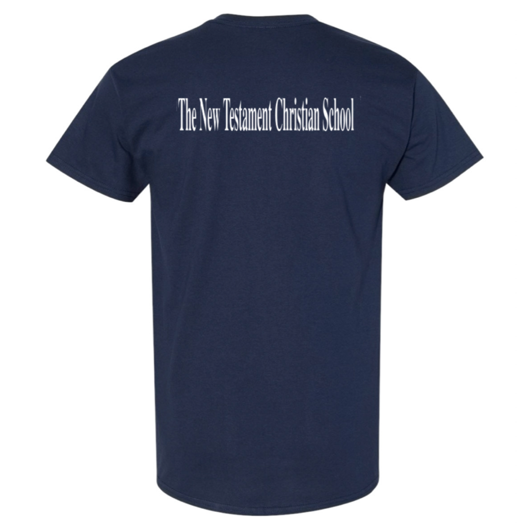 The New Testament Christian School - Adult Co-Ed Short Sleeve Gym T-Shirt