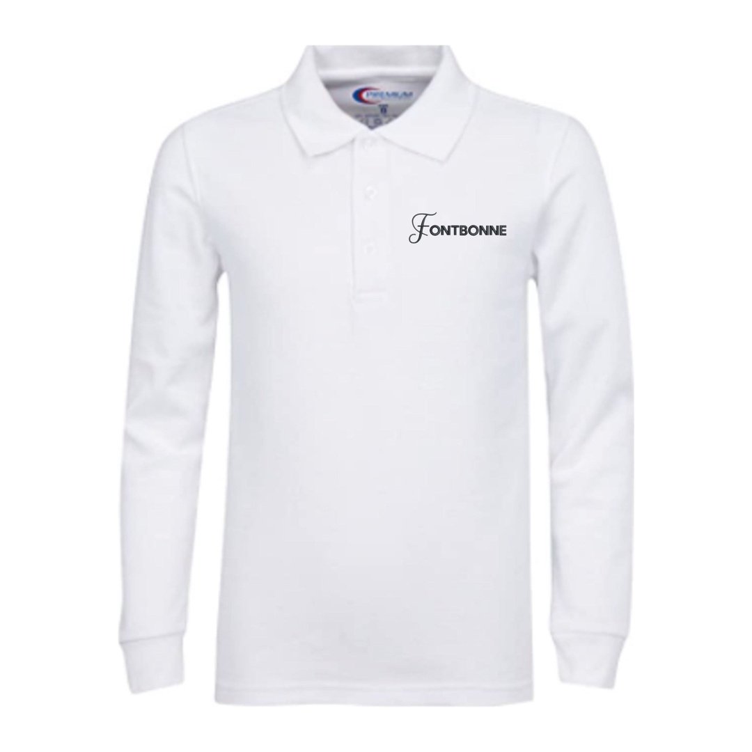 Fontbonne - Premium Long Sleeve Polo - Adult