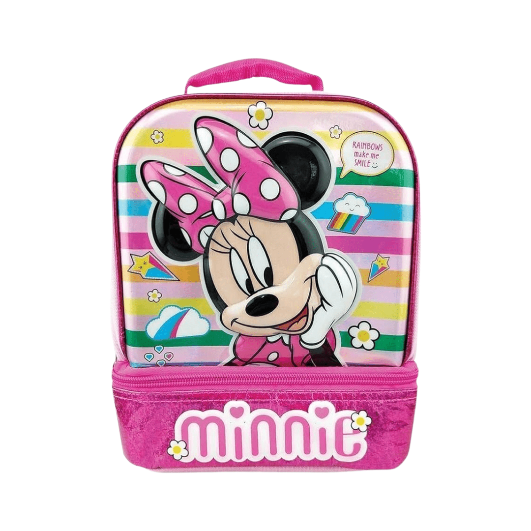 Minnie Mouse Drop Bottom Lunch Bag