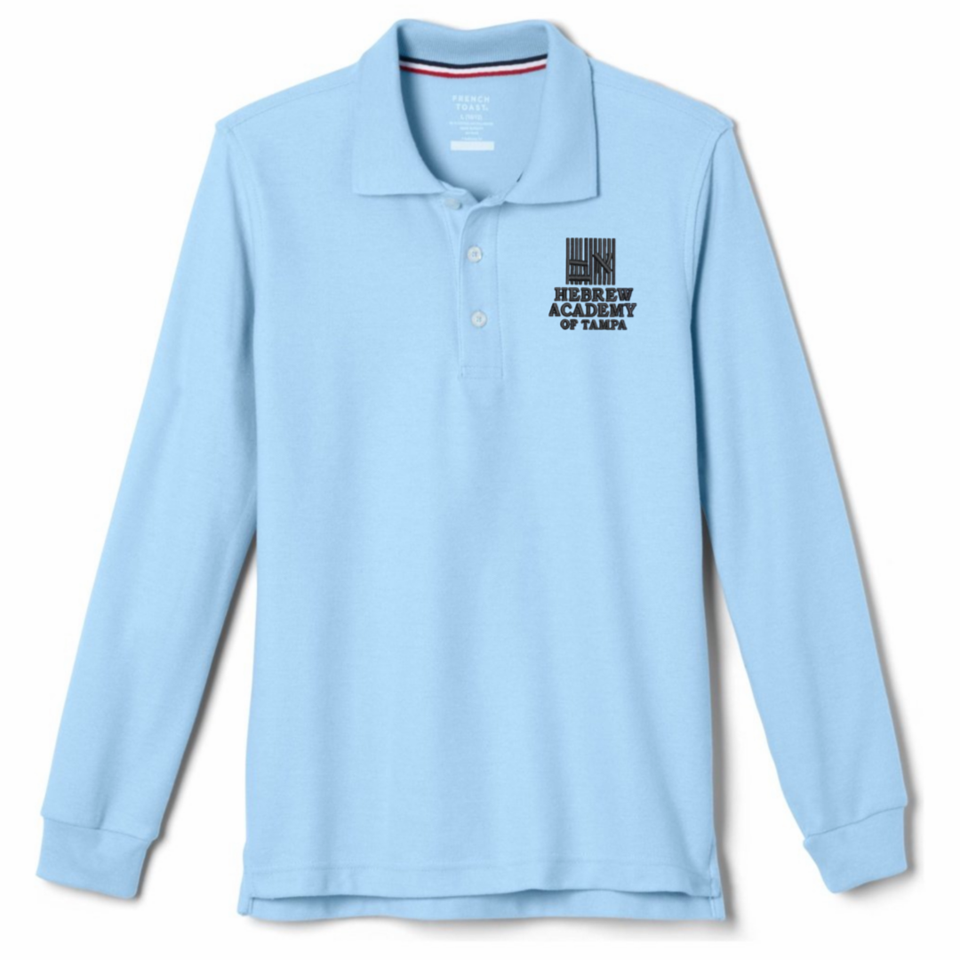 Hebrew Academy of Tampa - Co-Ed Long Sleeve Pique Polo - Kids
