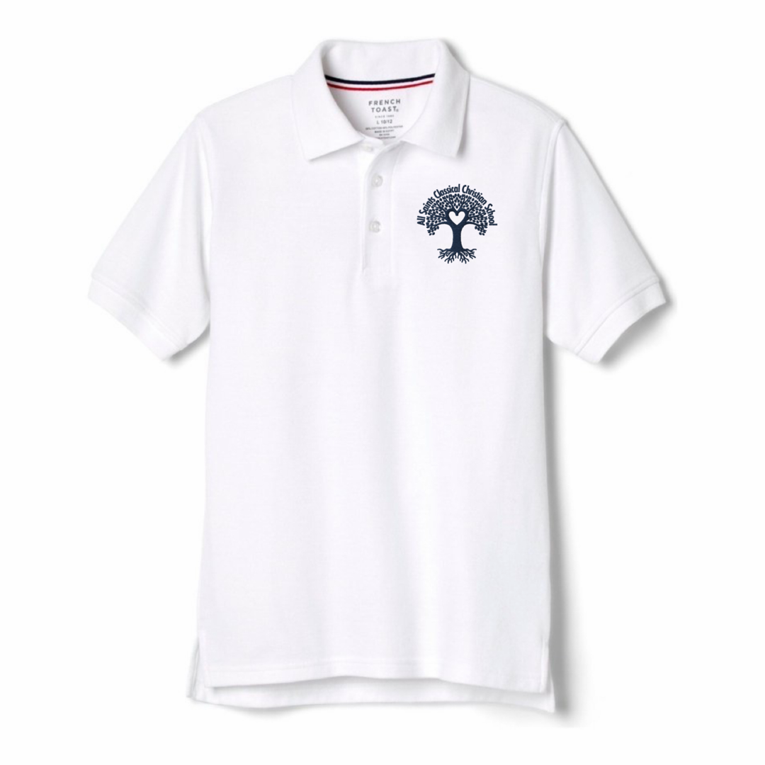All Saints Classical - Youth / Adult Co-Ed Short Sleeve Pique Polos
