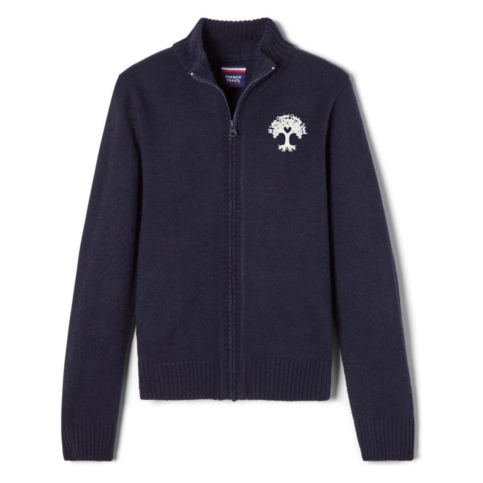 All Saints Classical - Co-Ed Youth / Adult Zip Front Cardigan