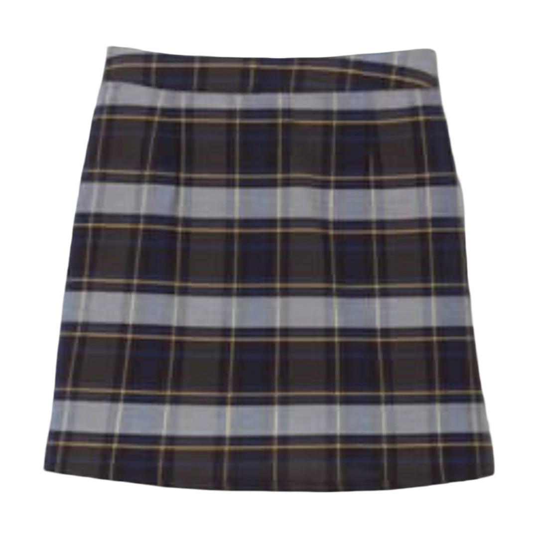 Garden Montessori School - Girl's Plaid Pleated 2-Tab Scooter