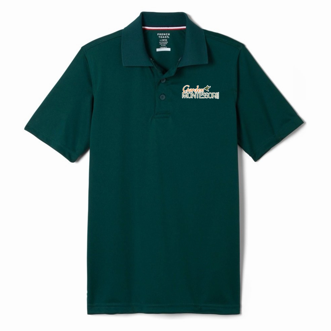 Garden Montessori School - Co-Ed Short Sleeve Performance Polo