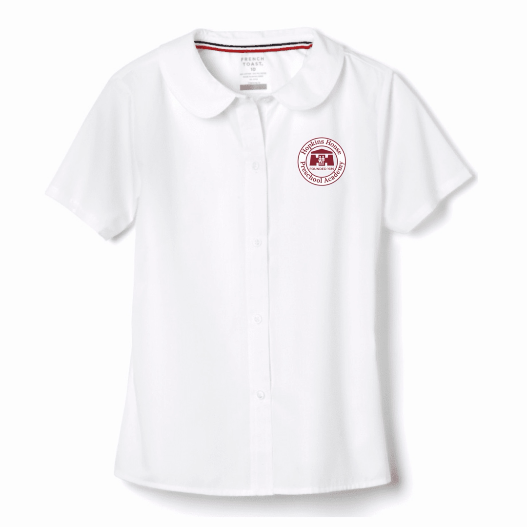 Hopkins House - Girl's Short Sleeve Peter Pan Blouse