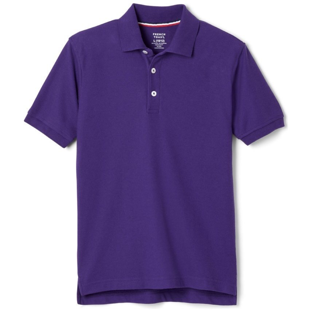 French Toast Adult Short Sleeve Pique Polo