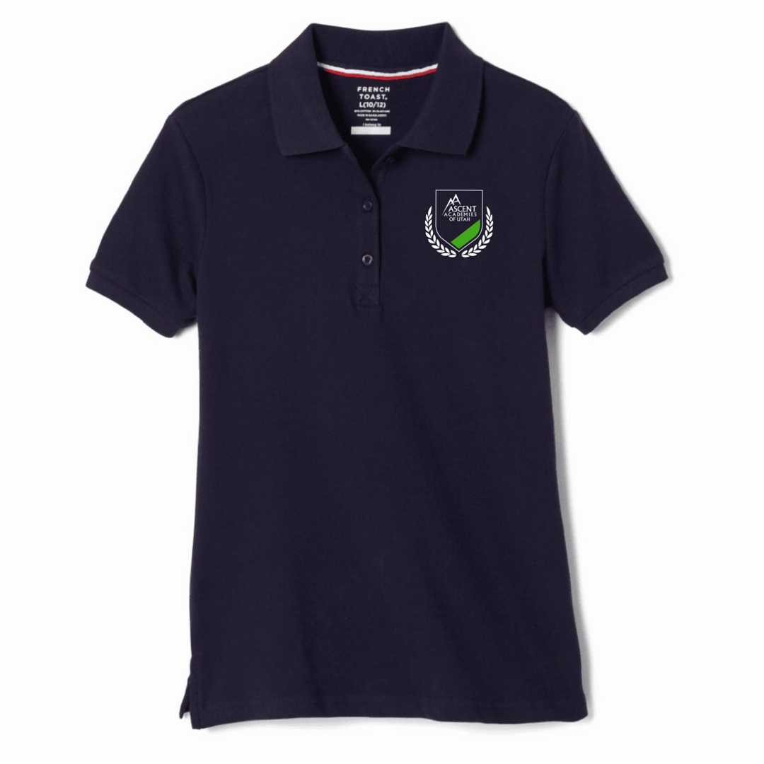 Ascent - Girl's / Young Women's Short Sleeve Stretch Pique Polo - 7-9