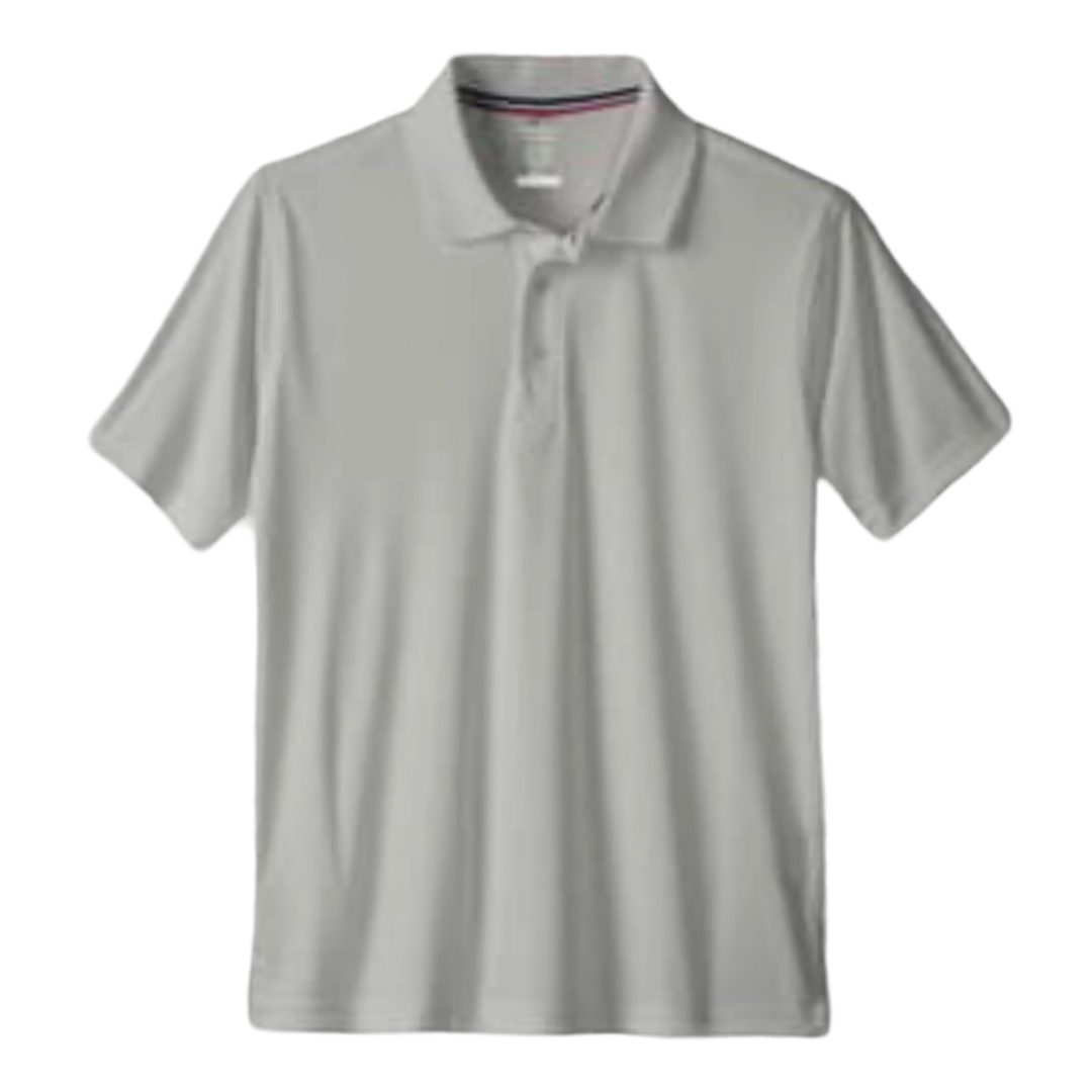 French Toast Adult Short Sleeve Moisture Wicking Polo