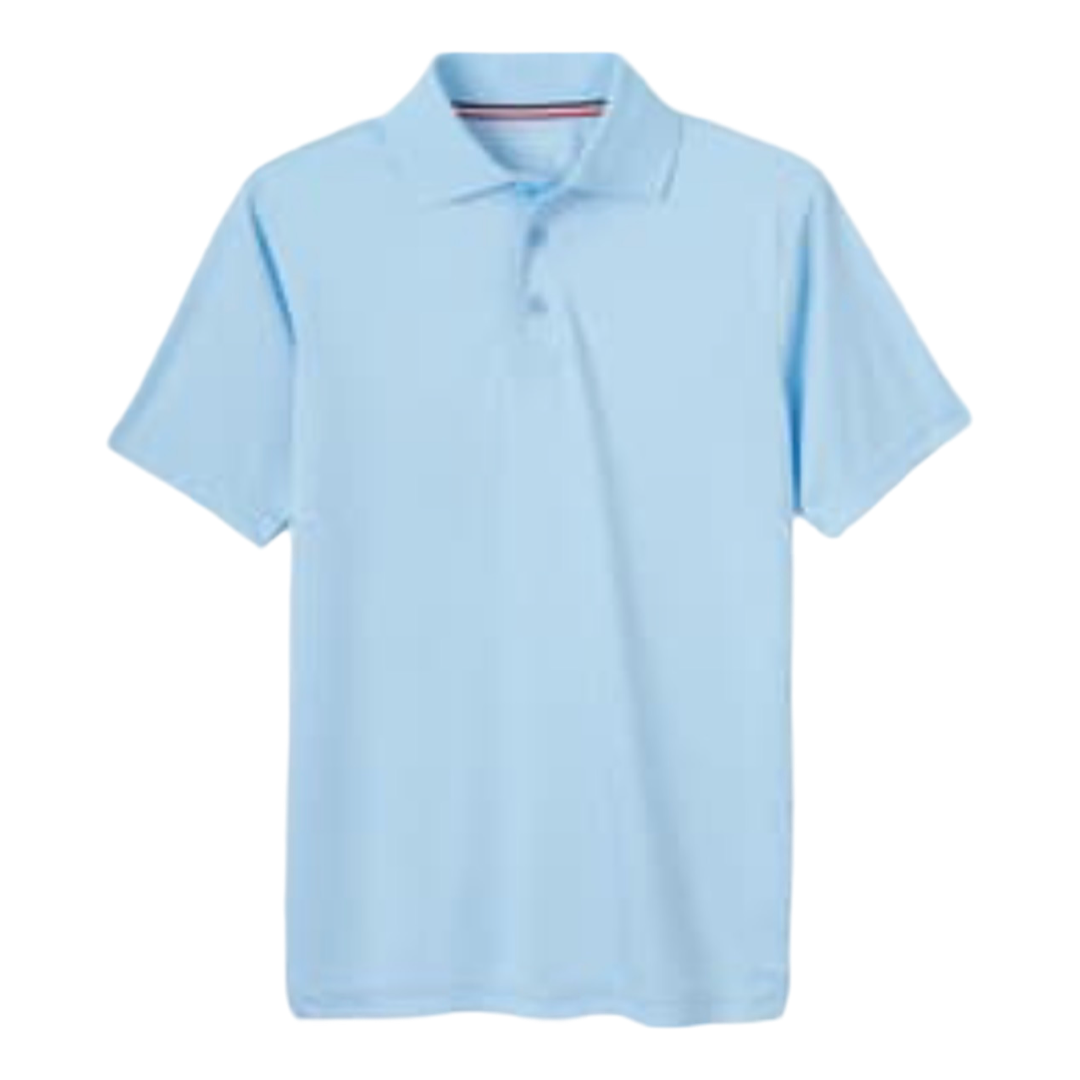 French Toast Adult Short Sleeve Moisture Wicking Polo