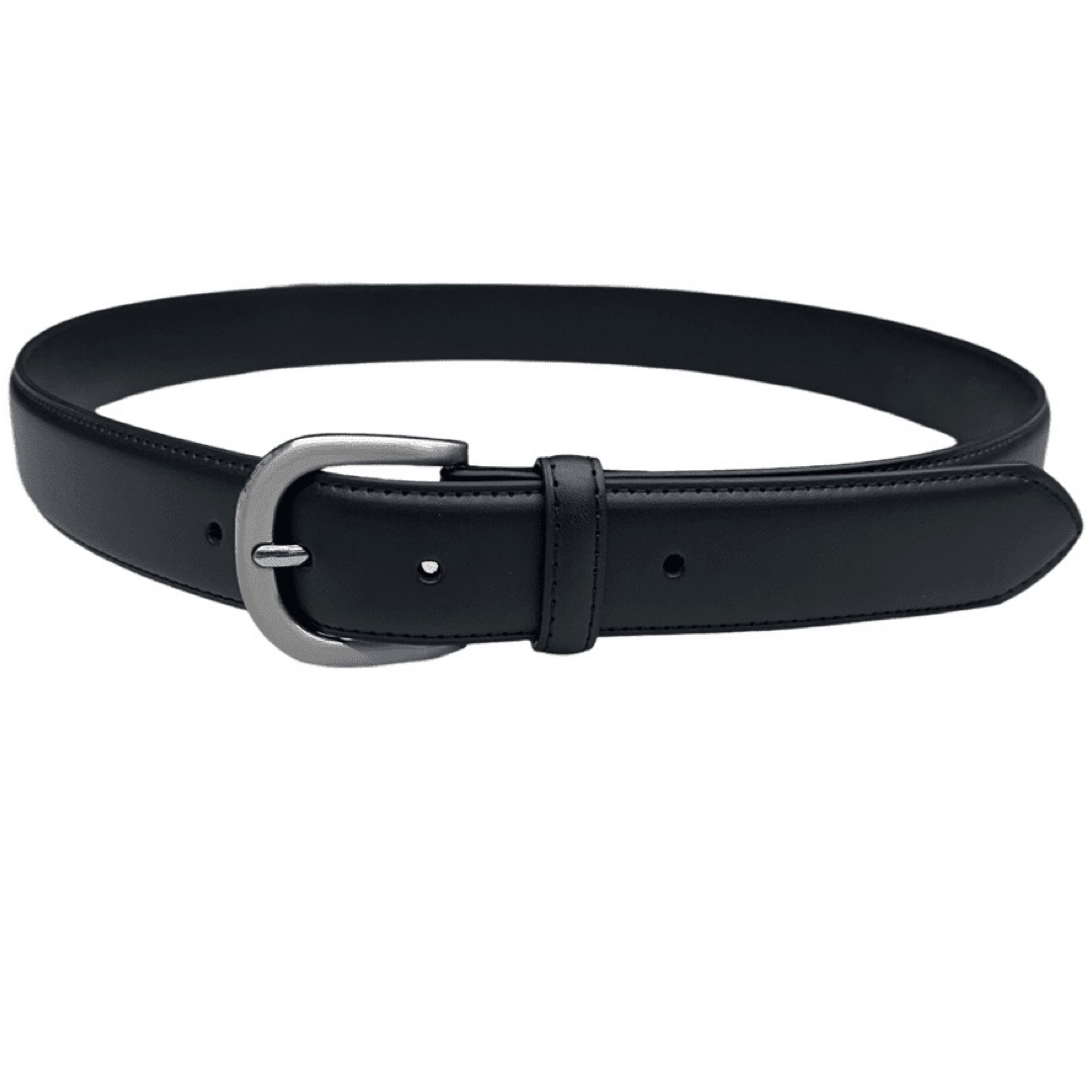 Co-Ed Adult Black Leather Belt